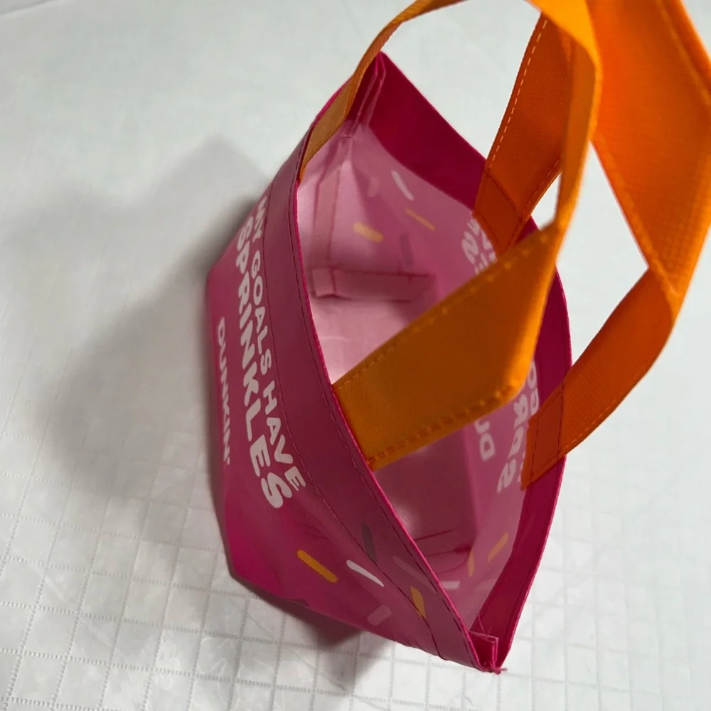 Pink and Orange Makeup Organizer Tote